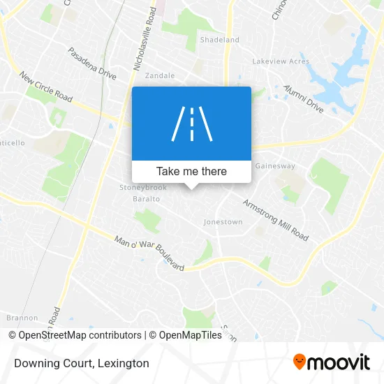 Downing Court map