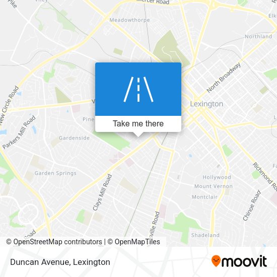 Mapa de Duncan Avenue