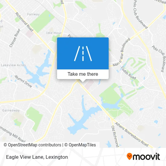 Eagle View Lane map