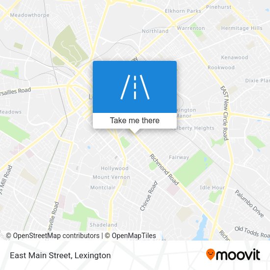 Mapa de East Main Street