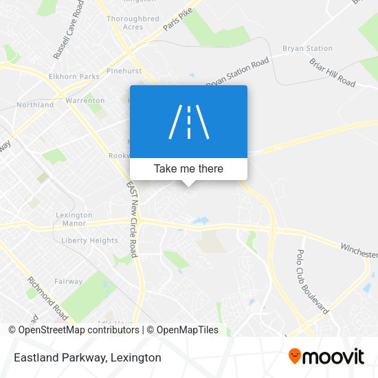 Mapa de Eastland Parkway