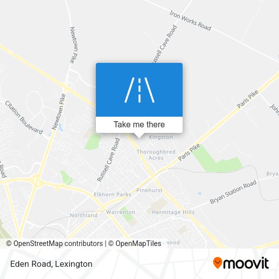 Mapa de Eden Road