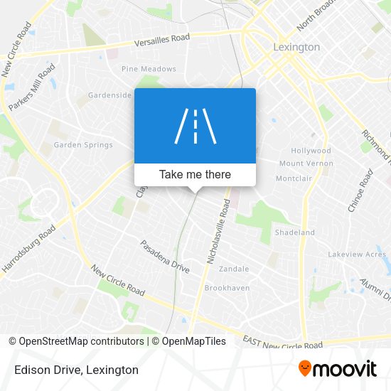 Mapa de Edison Drive