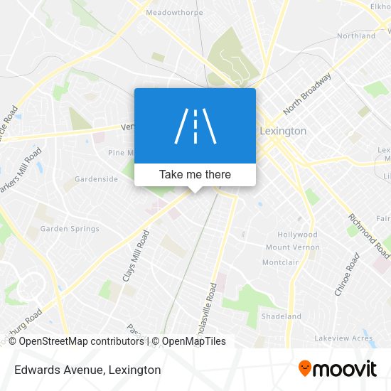 Mapa de Edwards Avenue
