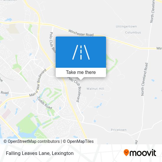 Mapa de Falling Leaves Lane