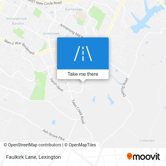 Mapa de Faulkirk Lane