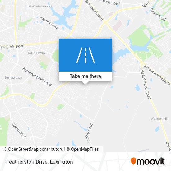 Featherston Drive map