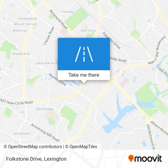 Mapa de Folkstone Drive