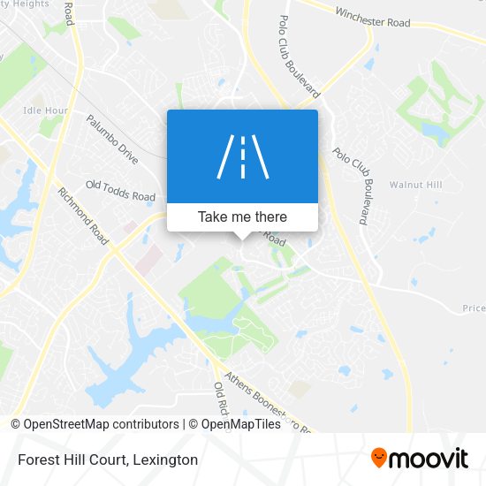 Mapa de Forest Hill Court