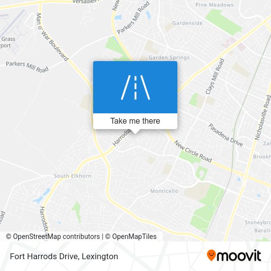 Fort Harrods Drive map
