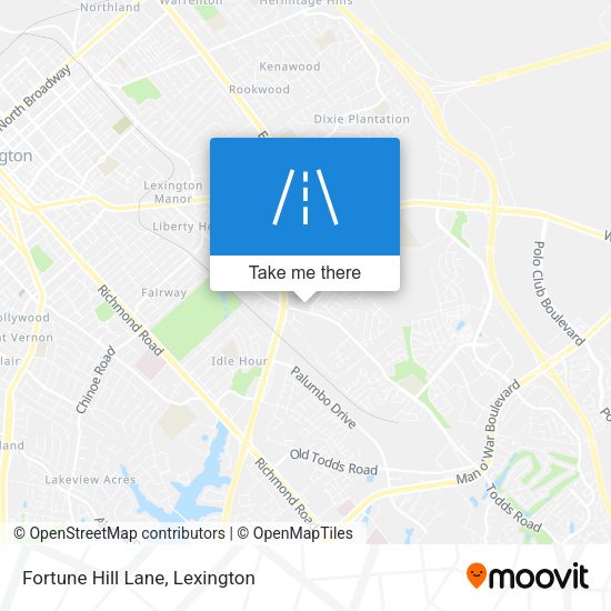 Mapa de Fortune Hill Lane