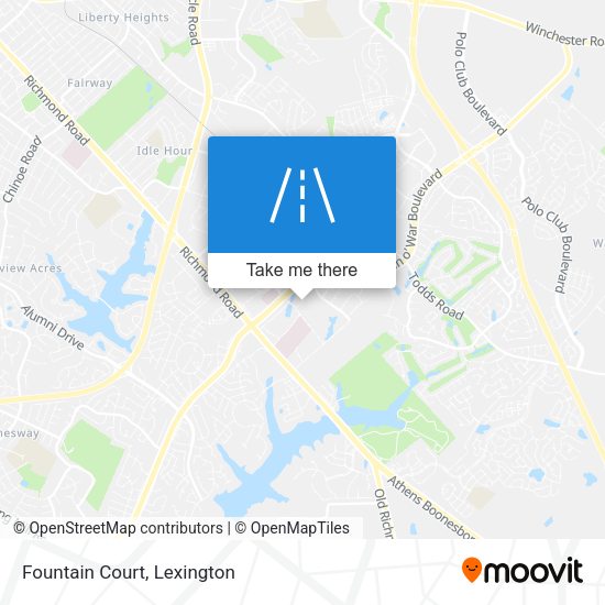 Mapa de Fountain Court
