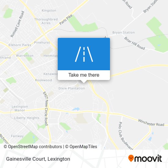 Gainesville Court map