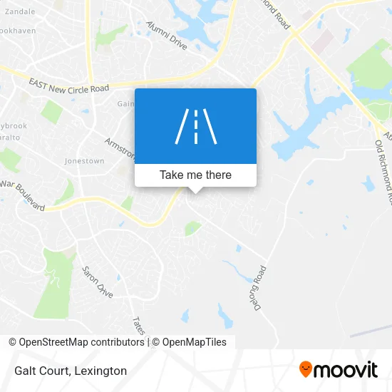 Galt Court map