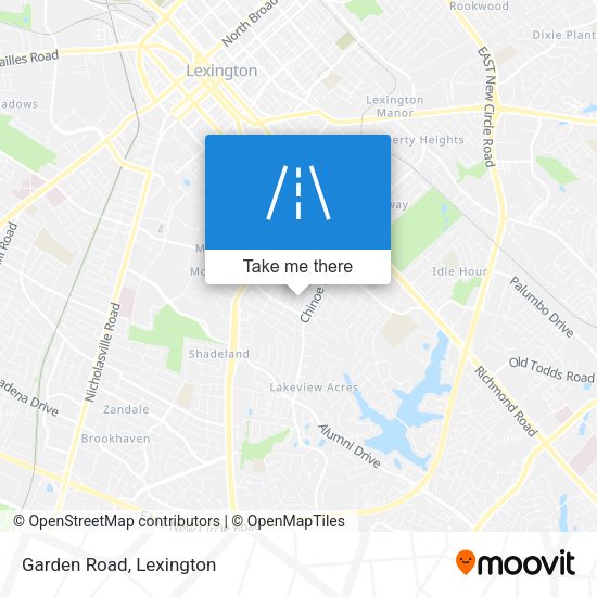 Mapa de Garden Road