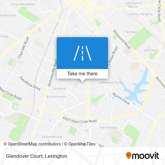 Mapa de Glendover Court