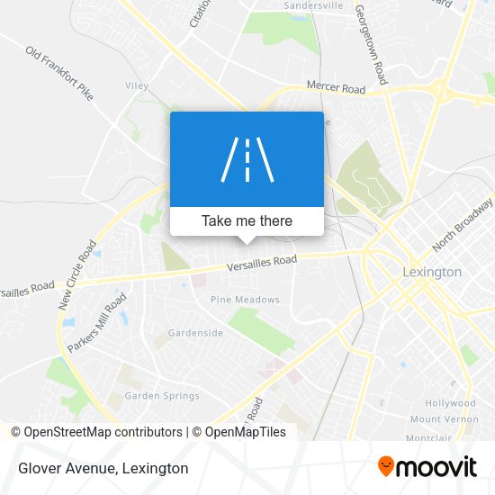Mapa de Glover Avenue