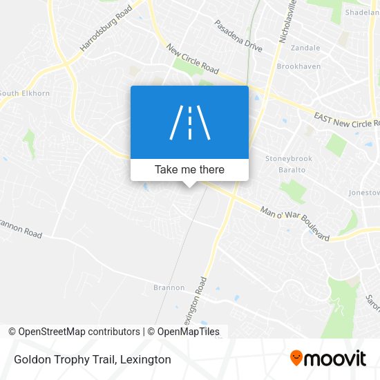Mapa de Goldon Trophy Trail