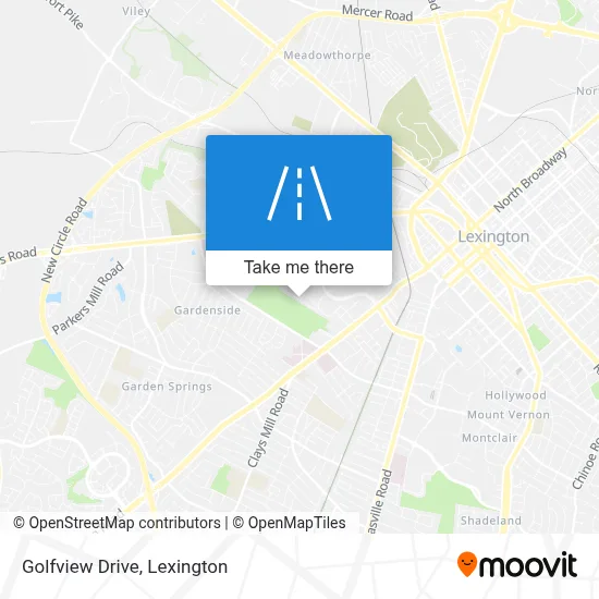 Golfview Drive map
