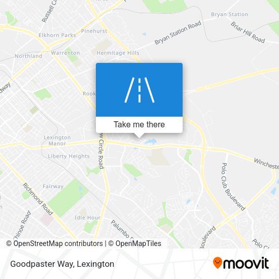 Mapa de Goodpaster Way