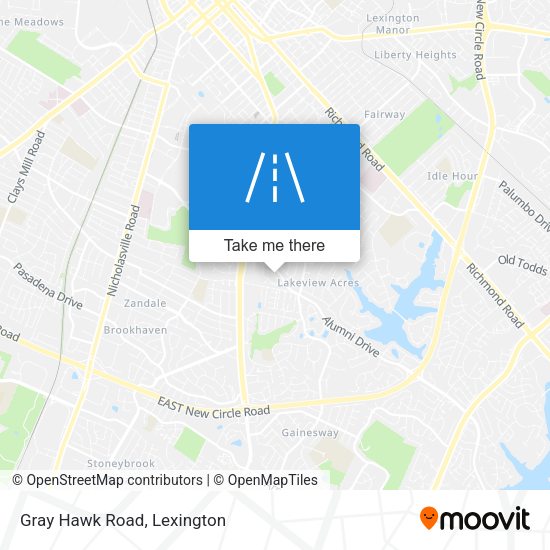 Mapa de Gray Hawk Road