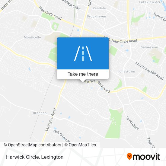 Mapa de Harwick Circle