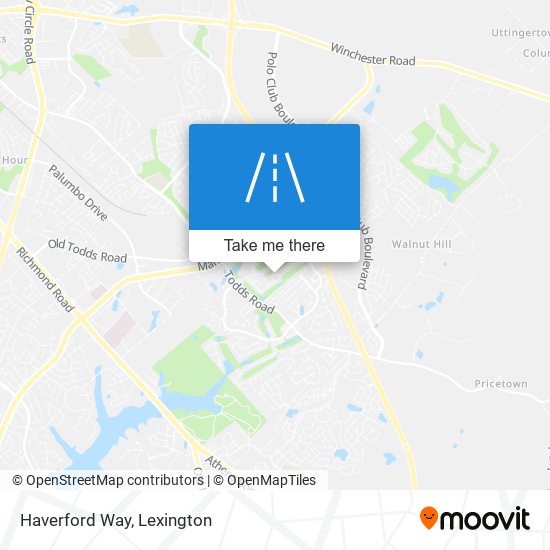 Haverford Way map