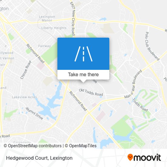 Mapa de Hedgewood Court