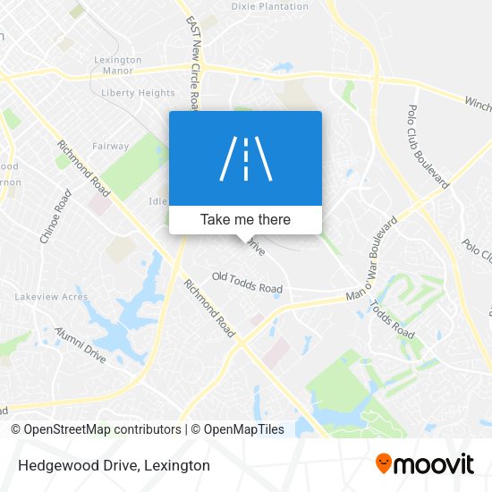 Mapa de Hedgewood Drive