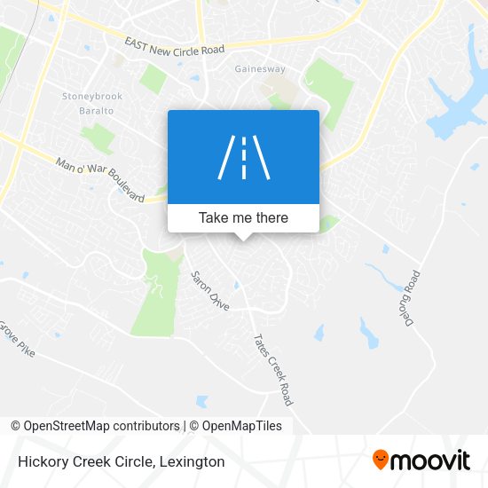 Hickory Creek Circle map