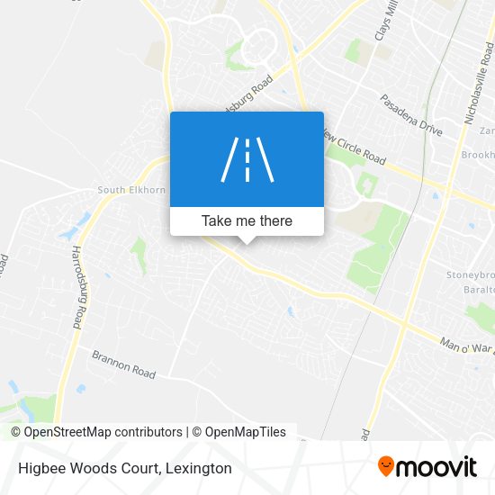 Higbee Woods Court map
