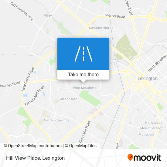 Mapa de Hill View Place