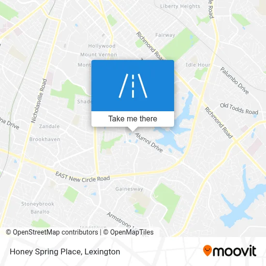 Honey Spring Place map