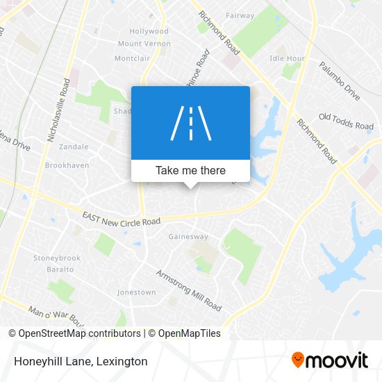 Mapa de Honeyhill Lane