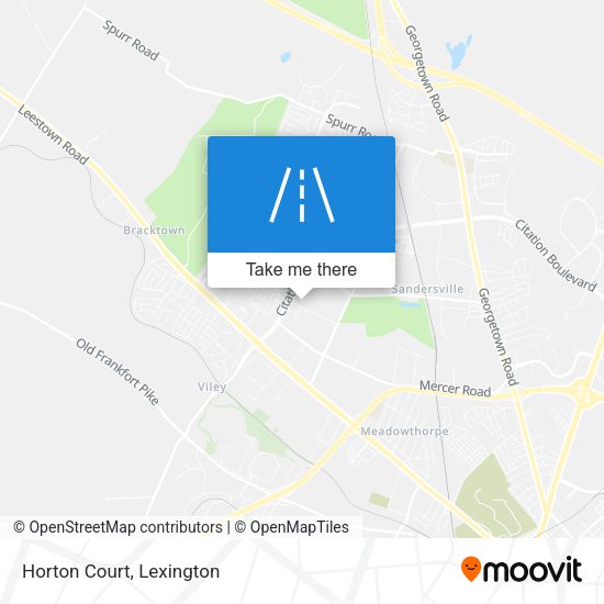 Mapa de Horton Court