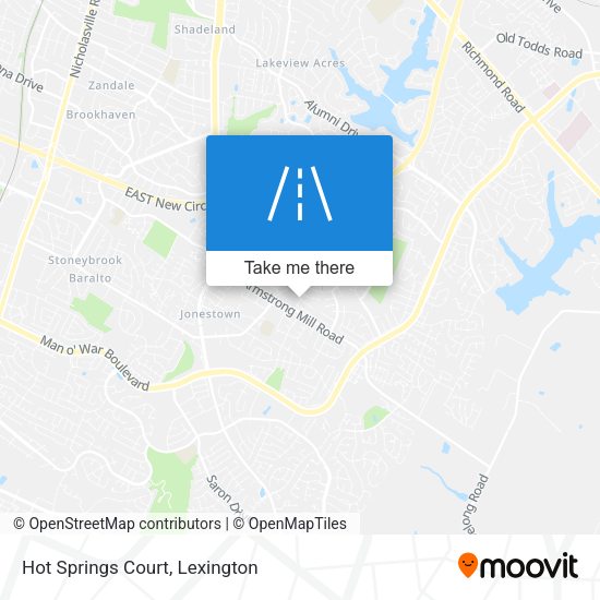 Mapa de Hot Springs Court