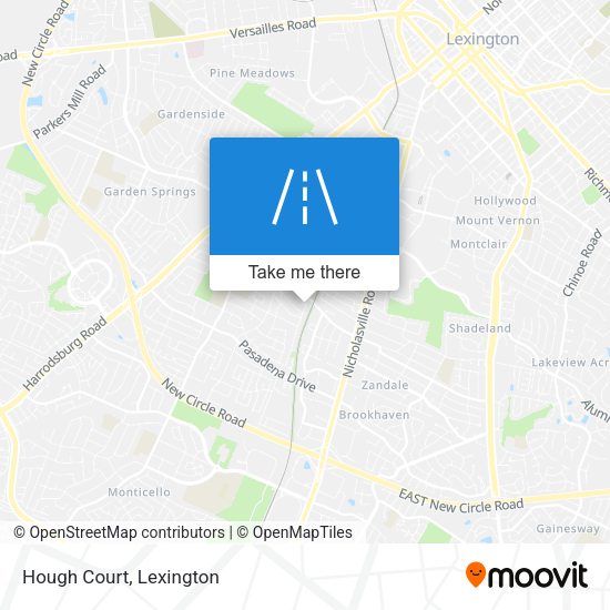 Mapa de Hough Court