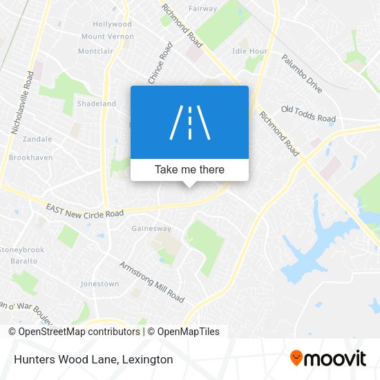 Mapa de Hunters Wood Lane