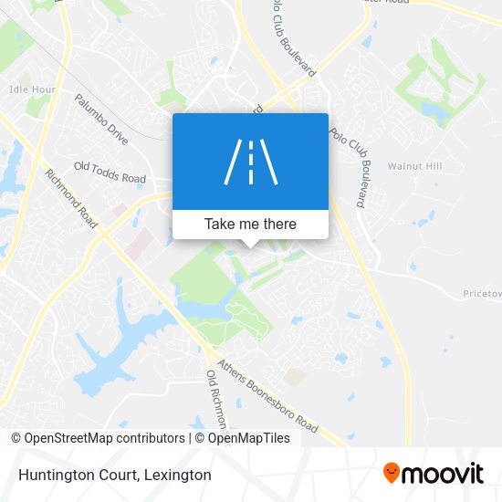 Huntington Court map