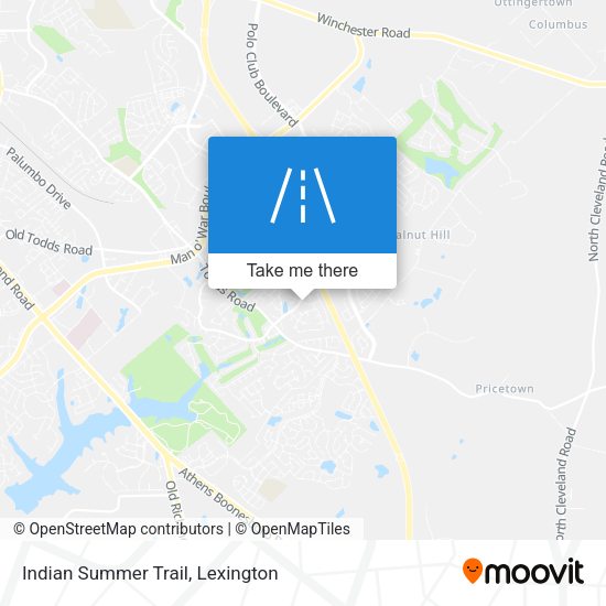 Indian Summer Trail map