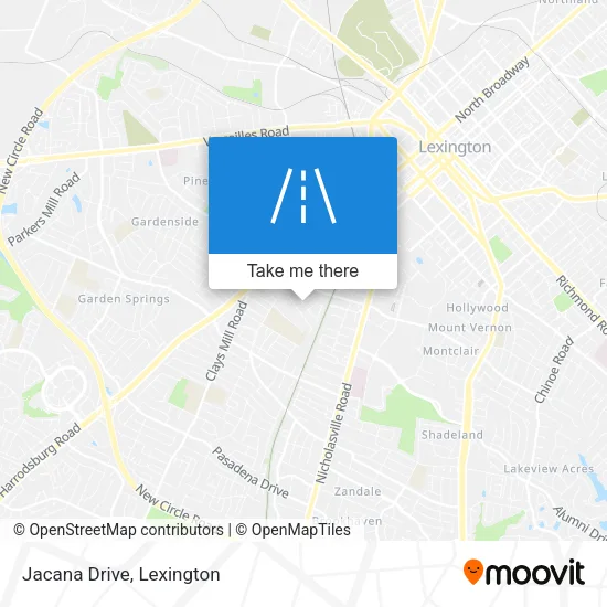 Jacana Drive map