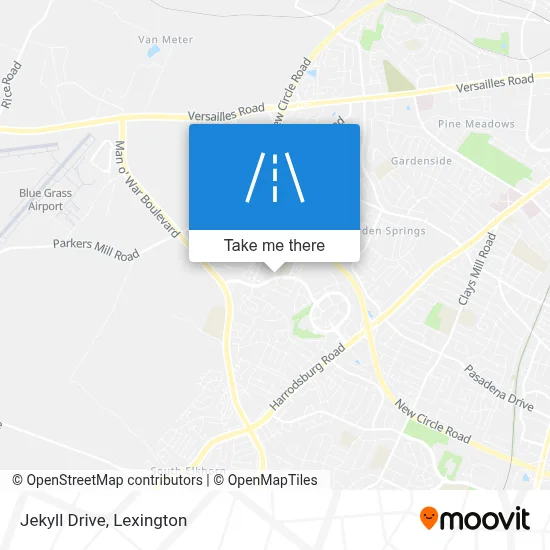 Jekyll Drive map