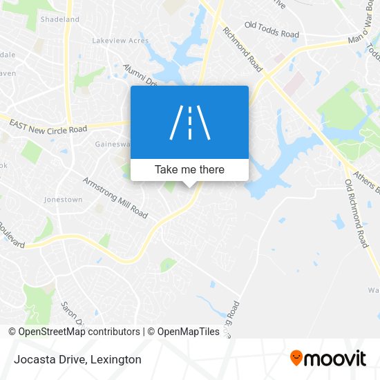 Mapa de Jocasta Drive