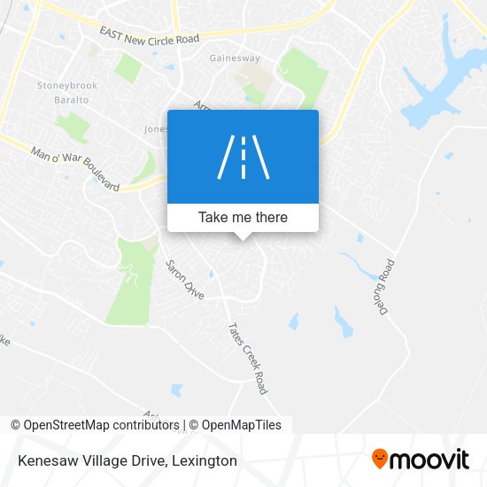 Kenesaw Village Drive map