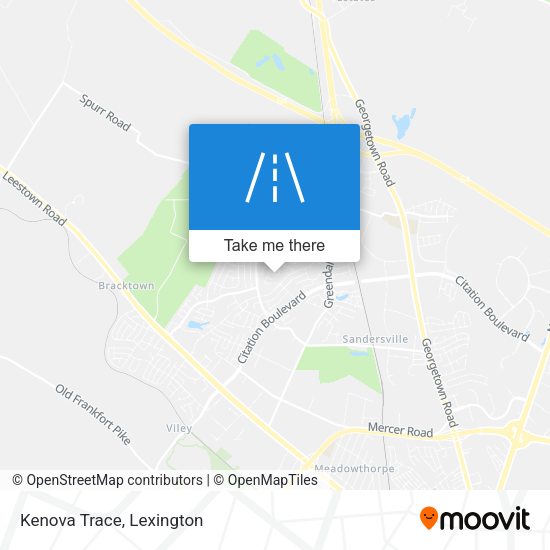 Mapa de Kenova Trace
