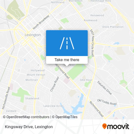 Mapa de Kingsway Drive