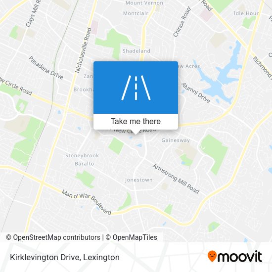 Kirklevington Drive map