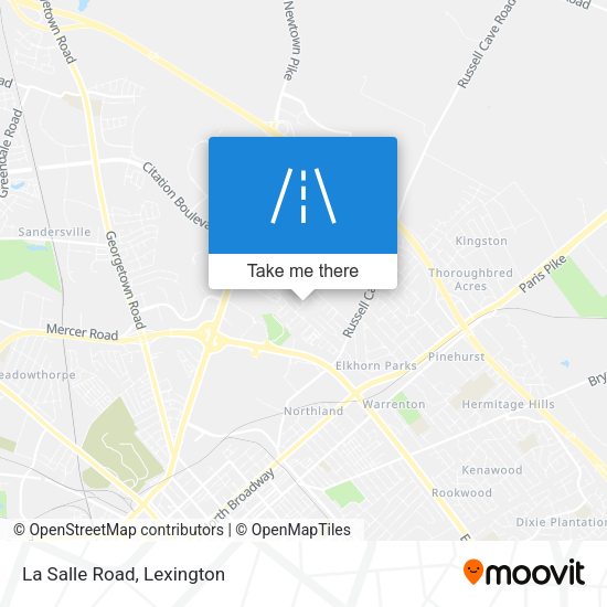 Mapa de La Salle Road