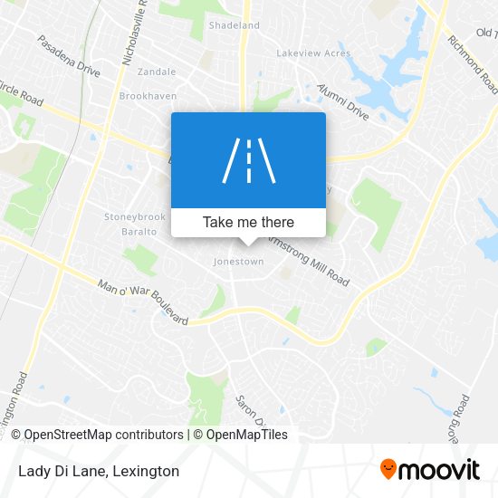 Mapa de Lady Di Lane