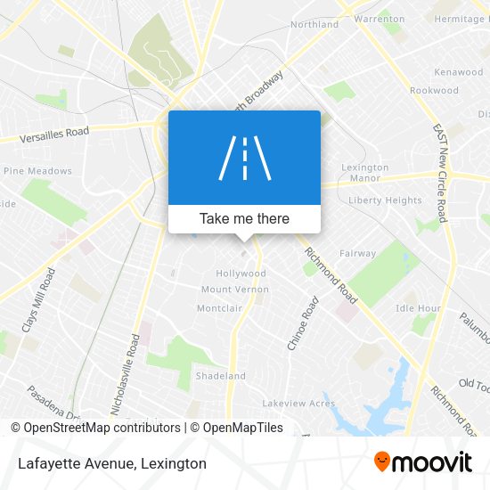 Mapa de Lafayette Avenue